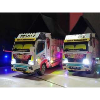  Miniatur  truk  terbaru oleng mania P30 sudah lampu dan 