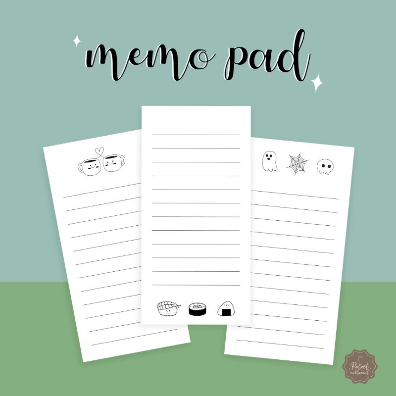

Memo Notes Kecil Notepad 30 Lembar Ukuran 8 x 16 cm