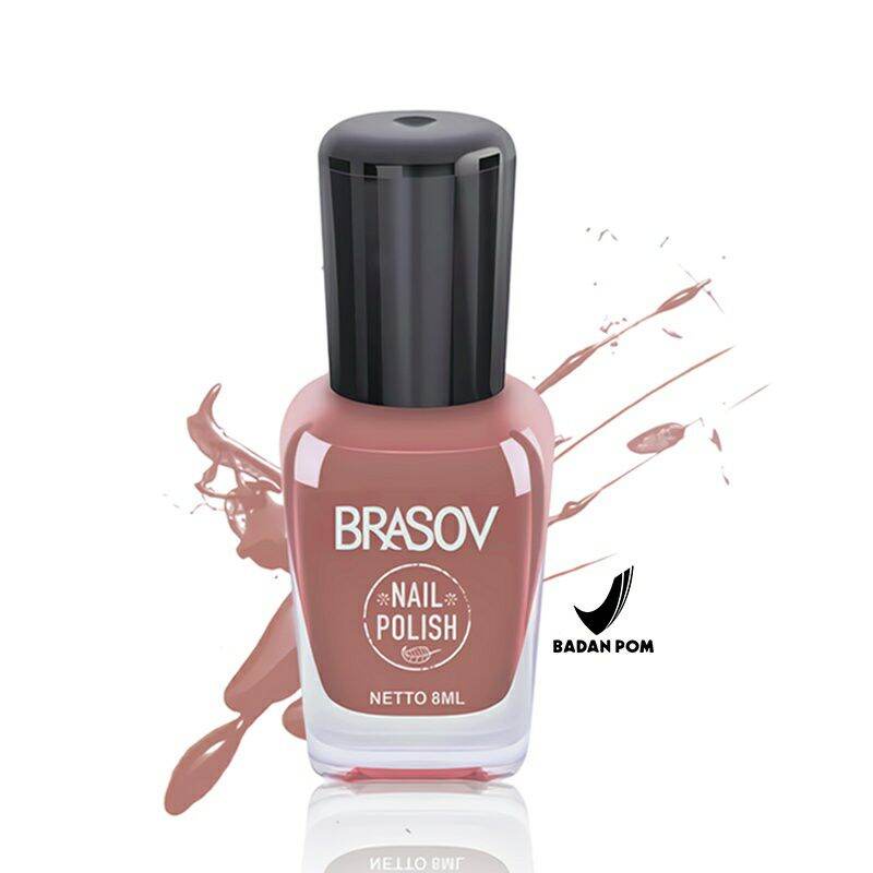 BRASOV Nail Polish Kutek Nude 8ML