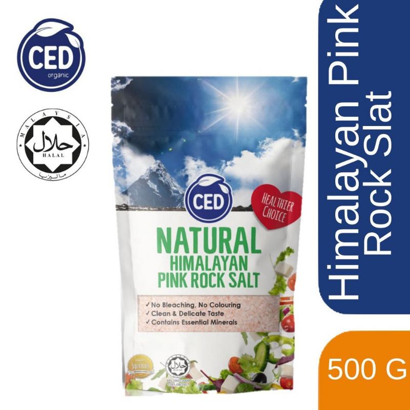 

CED Himalayan pink rock salt/ garam himalaya exp 2026