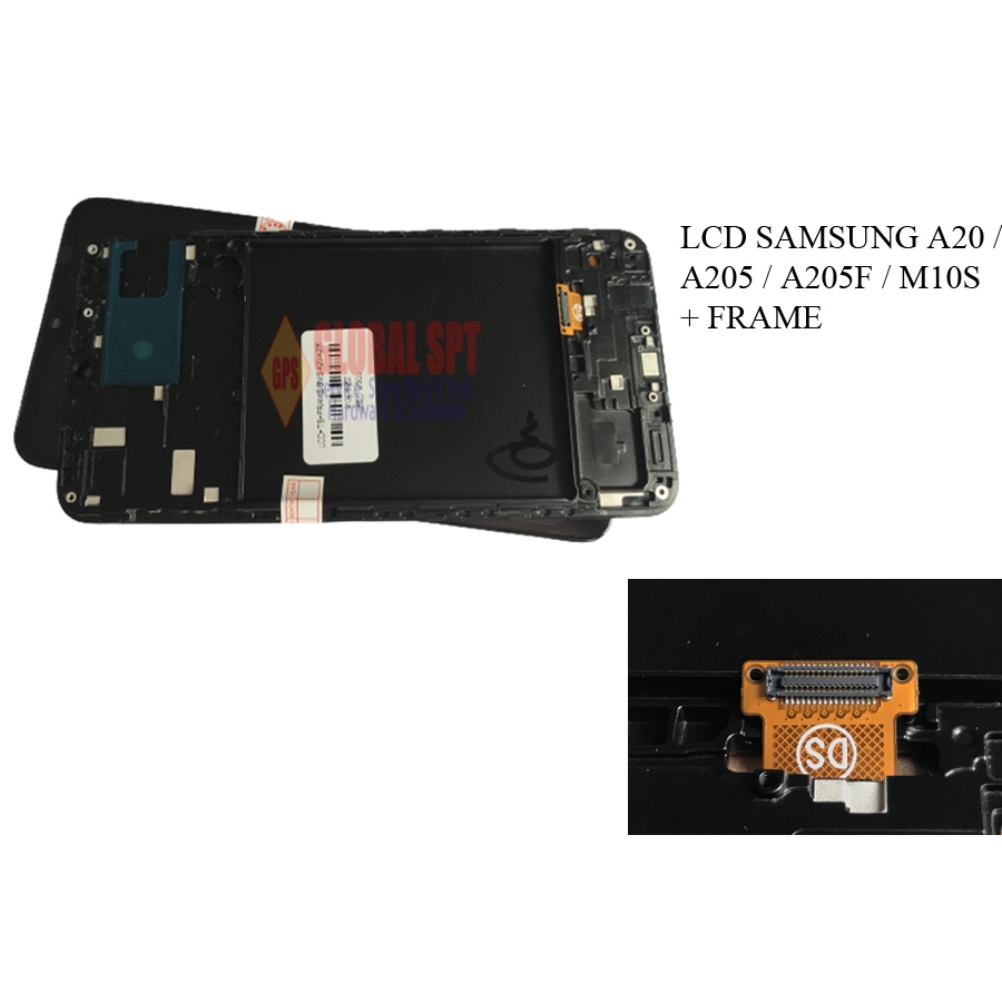 INCLUDE FRAME ONCELL / LCD TOUCHSCREEN SAMSUNG A20 WITH FRAME / A205 / A205F