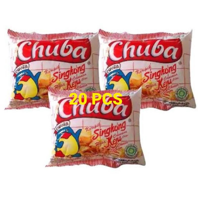 

PROMO !!! Chiki Chuba Rasa Singkong Keju Isi 20 Pcs