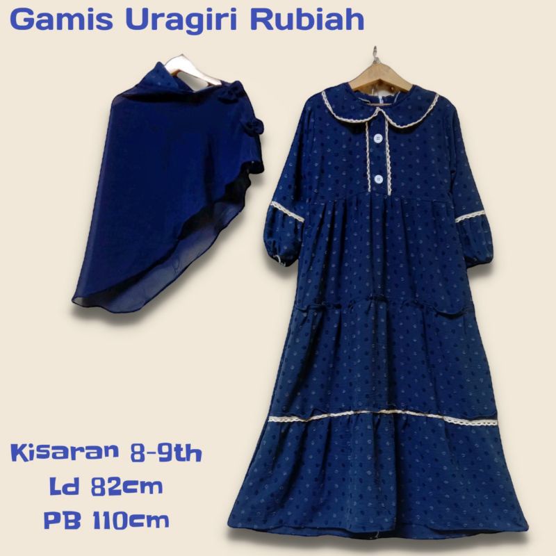 (COD) Gamis Uragiri anak/Gamis anak Uragiri rubiah