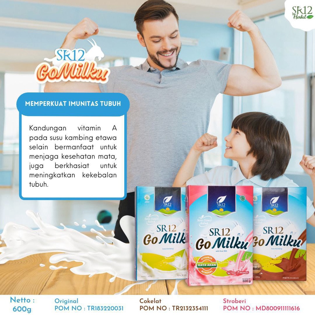 

Go Milku SR12/susu gemuk/pelancar asi/susu kambing etawa