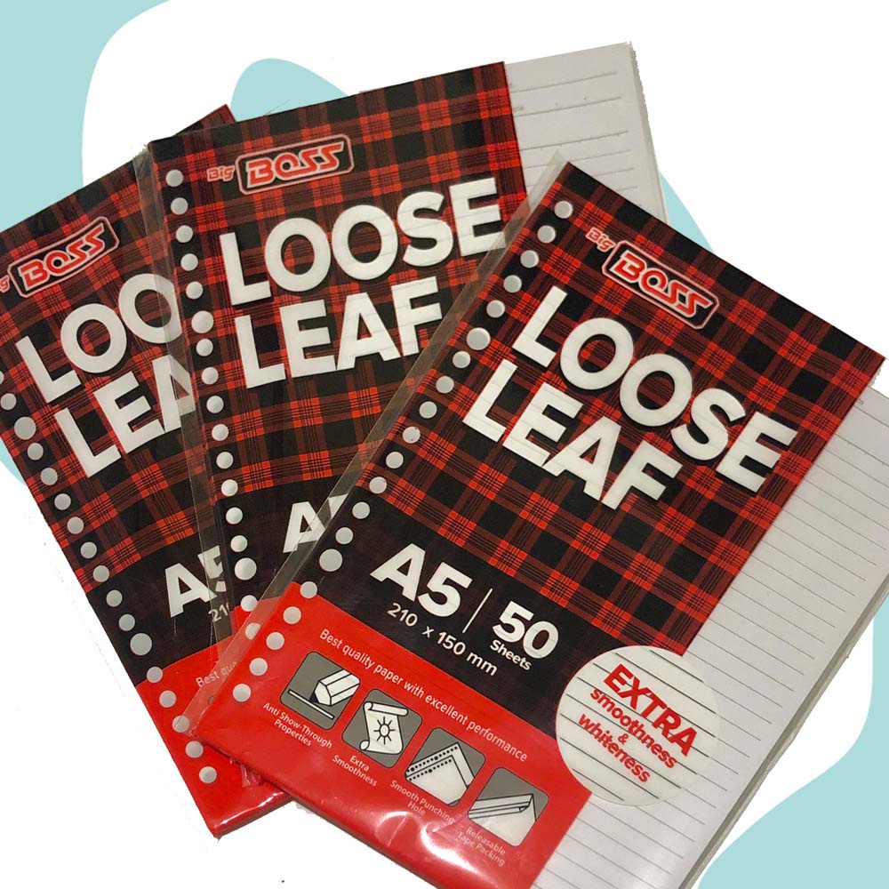 Kertas Binder/ loose leaf A5 Big Boss