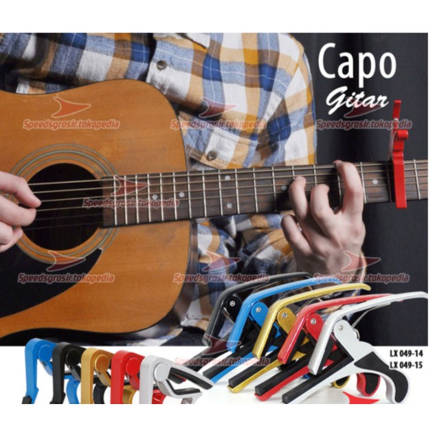 Capo Gitar Penjepit Gitar Speeds 049 15 Alumunium 14 X9cm Original Shopee Indonesia