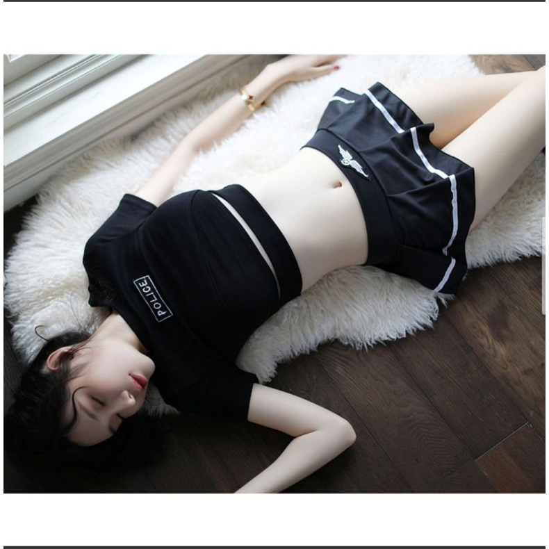 Lingerie costplay maid mahasiswa police baju tidur sexy hot