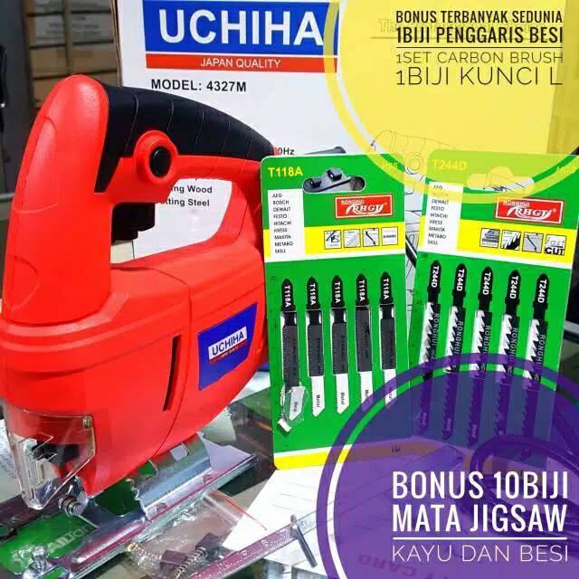 Mesin potong triplek merk uchiha (jigsaw)