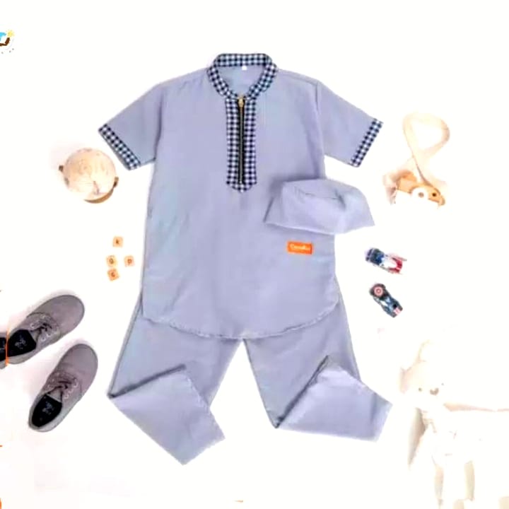 Setelan Baju Koko Turki Anak / Baju Koko Kurta Anak Terbaru 1 - 8 Tahun