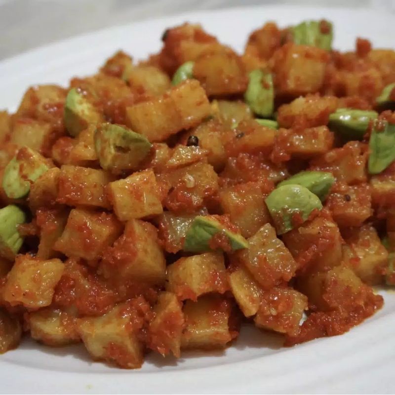 

Sambel Kentang Pete Ready To Eat - Catering Rumahan - Catering Harian