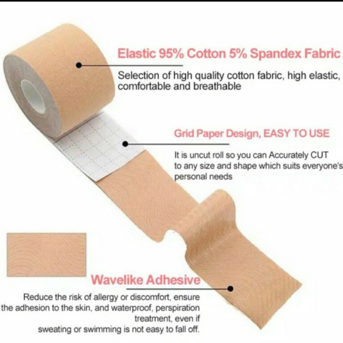 Bra Tape penutup Puting nipple cover Roll tape boobs Tape