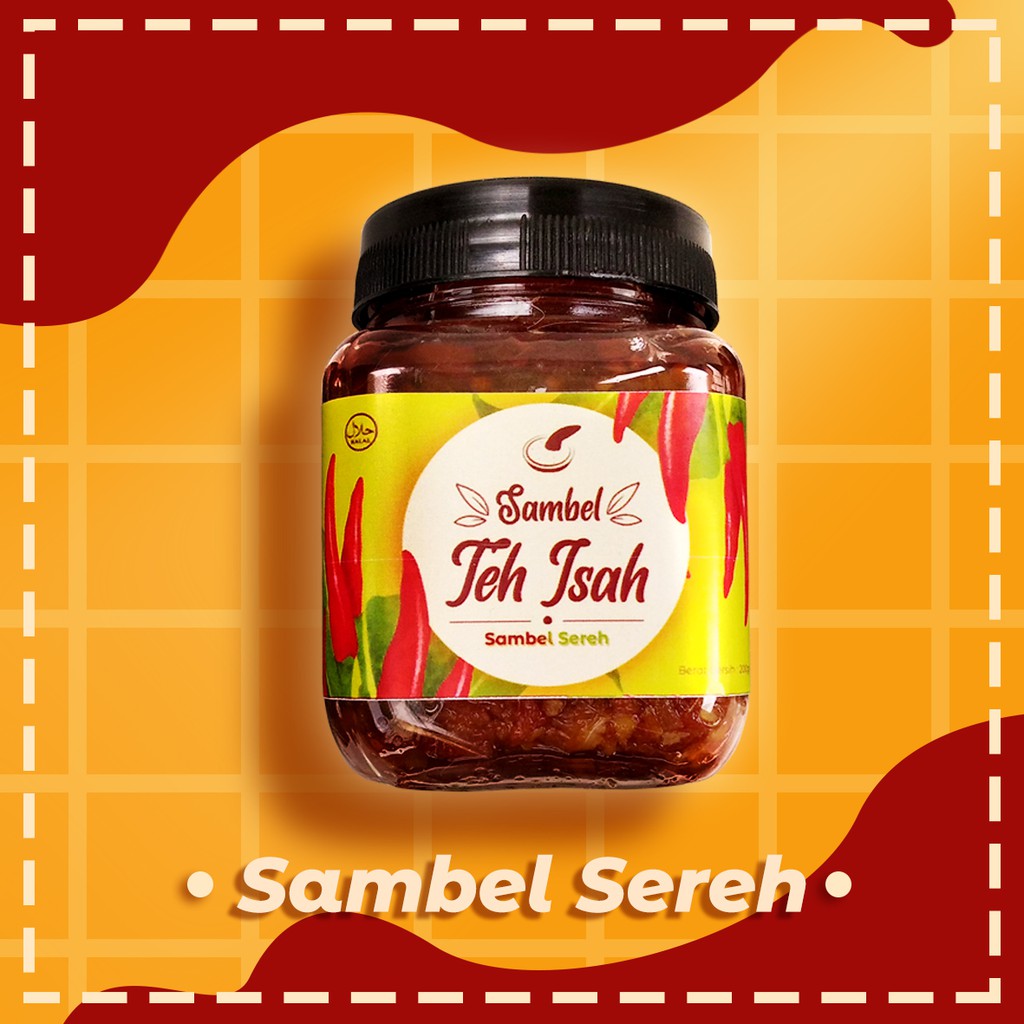 

SAMBAL SERAI / SAMBEL SERAI / SAMBEL SEREH TEH ISAH HOMEMADE BANDUNG - 200 Gram