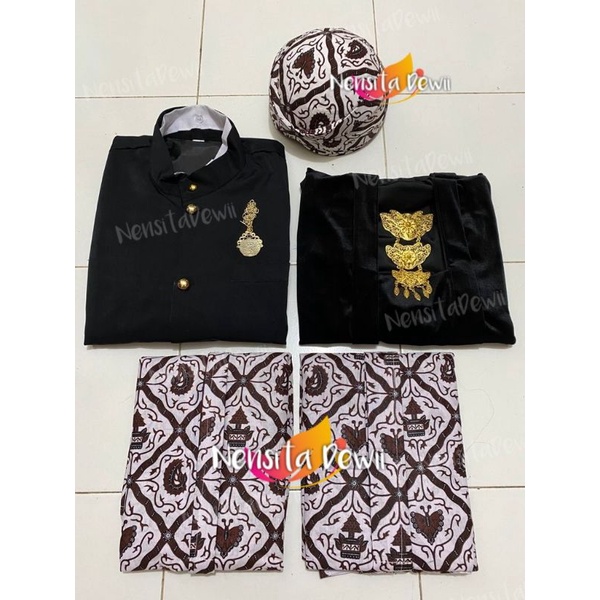 Baju Prewed / Baju Couple Adat Jawa - Jogja, Motif Sidoluhur