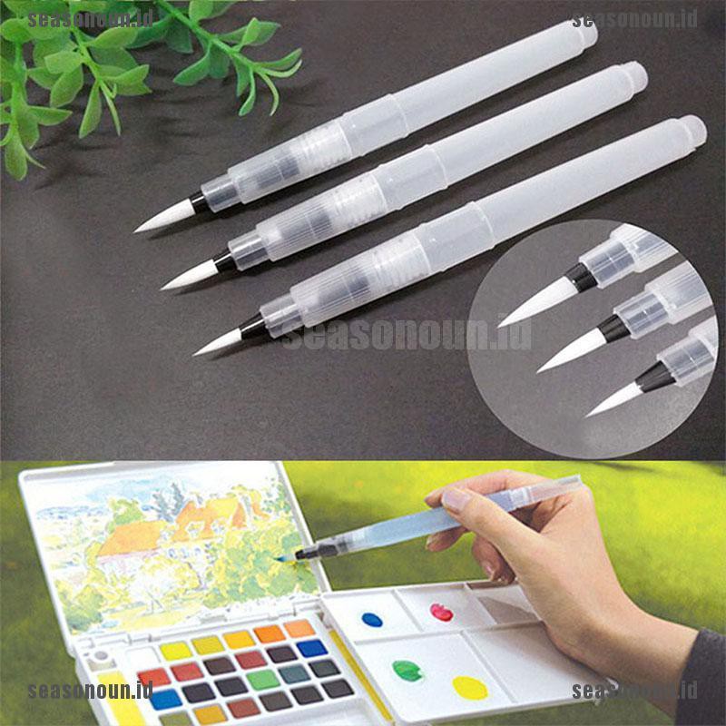 【sea】3pcs Pilot Ink Pen for Water Brush Watercolor Calligraphy Painting Tool Set New