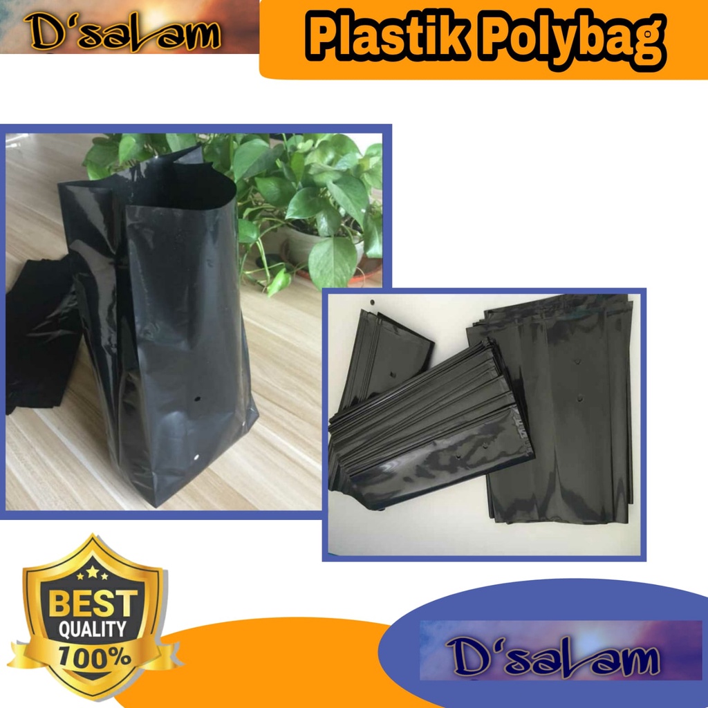 POLYBAG TANAMAN - PLASTIK POLYBAG - UNTUK MENANAM - PLASTIK TANAMAN ( TEBAL DAN TIDAK MUDAH SOBEK SEPERTI YANG LAIN )