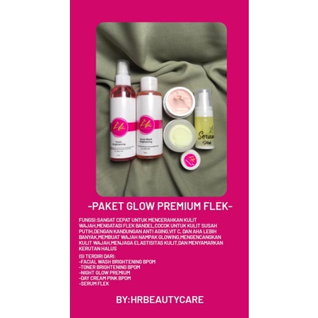 PAKET GLOW PREMIUM FLEK HR BEAUTYCARE