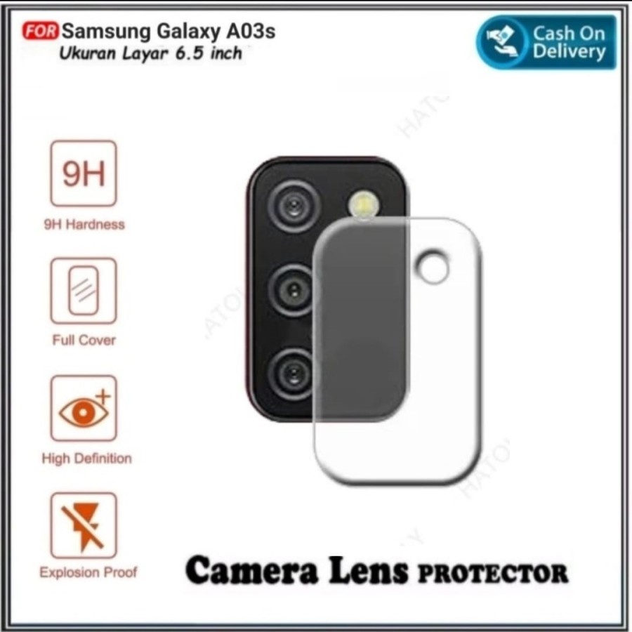 Samsung A03S Tempered Glass Camera Anti Gores Kamera Bening