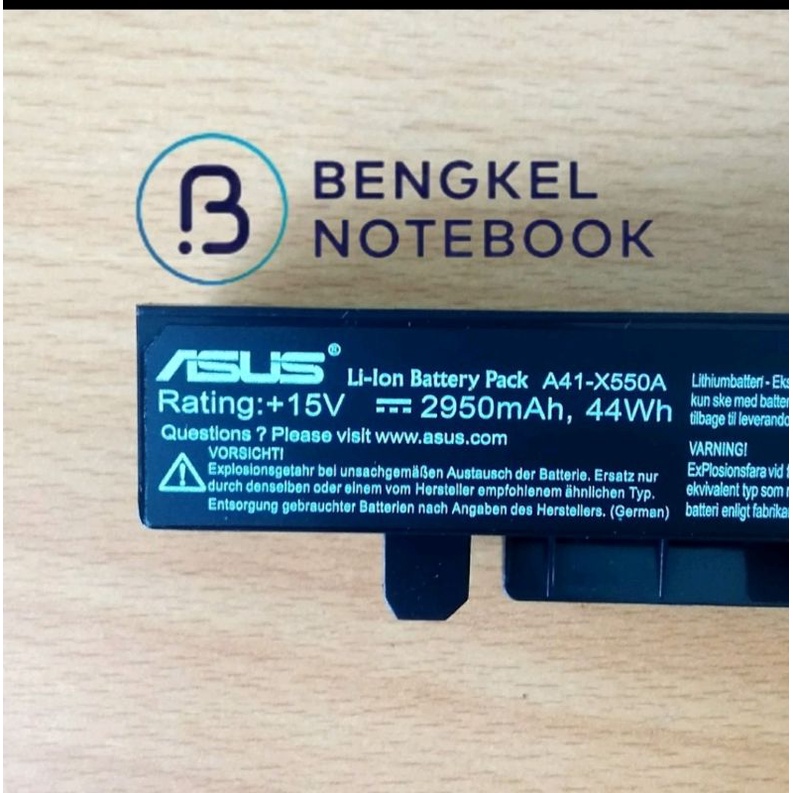 Baterai Asus A450 X550C External X550 A450C X452 X452E A450L X450L X450CC X550C A41-X550A X450V X450E X450EP X550C X550CA Non Tanam Original