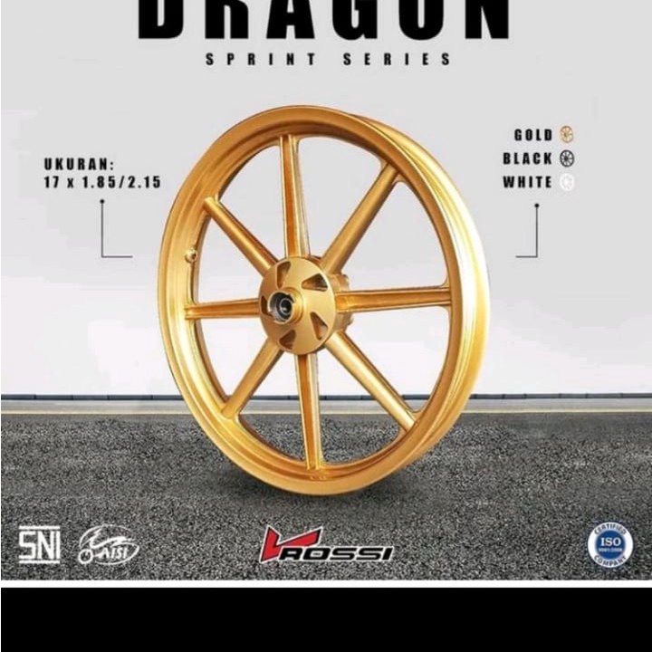 VELG VROSSI SPRINT DRAGON KAWASAKI NINJA R/SS 150 UK 185-215-17