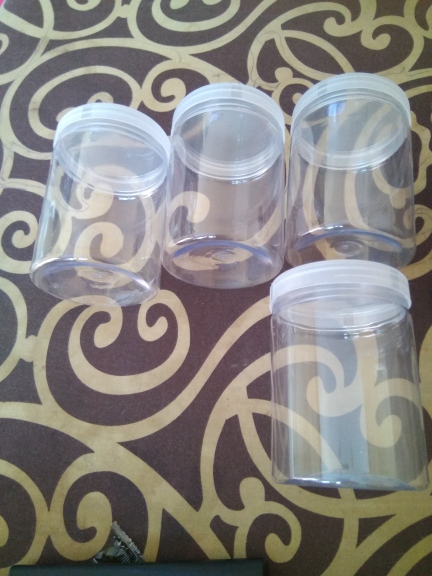Toples Tabung Silinder / Cylinder - Toples Jar Plastik 800 Ml