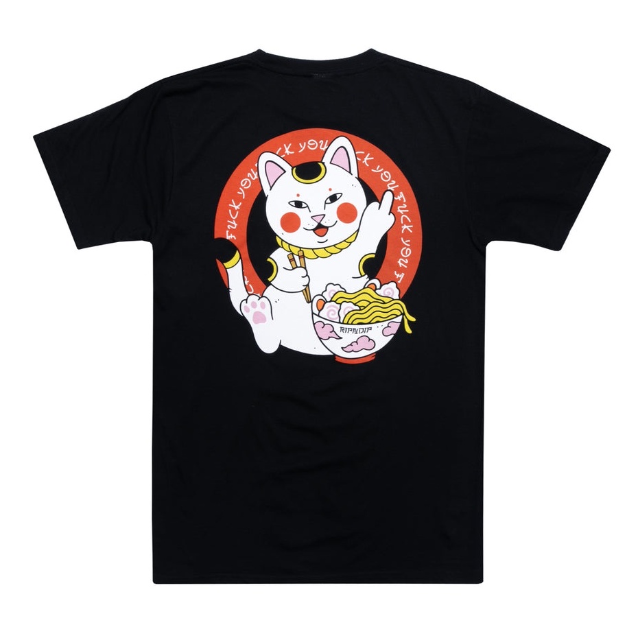 Kaos RIPNDIP Lucky Nerm Tee - Black Original