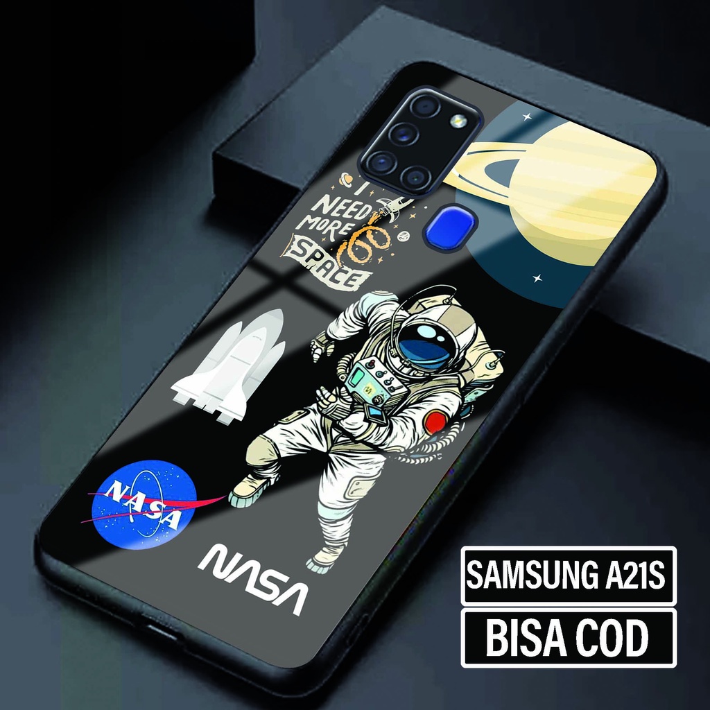 Hardcase Glossy Samsung A21S [ Astronasa ] - Softcase Glossy Samsung A21S - Softcase Dove Samsung A2