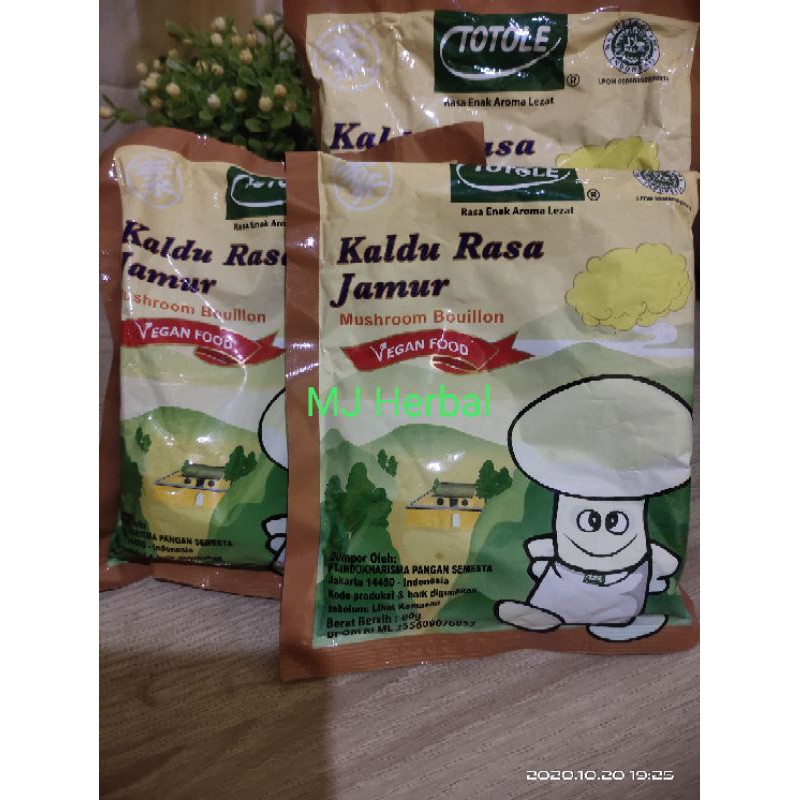 

Kaldu Jamur Totole Kaldu Non MSG 80gr 200gr 400gr