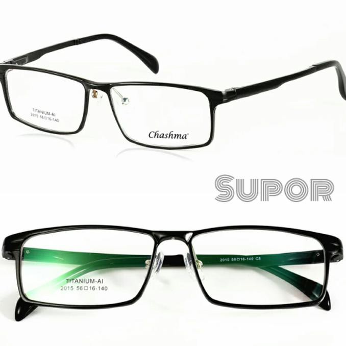 Kacamata Sport Pria ORIGINAL Black Full Frame Kaca mata Minus Pria