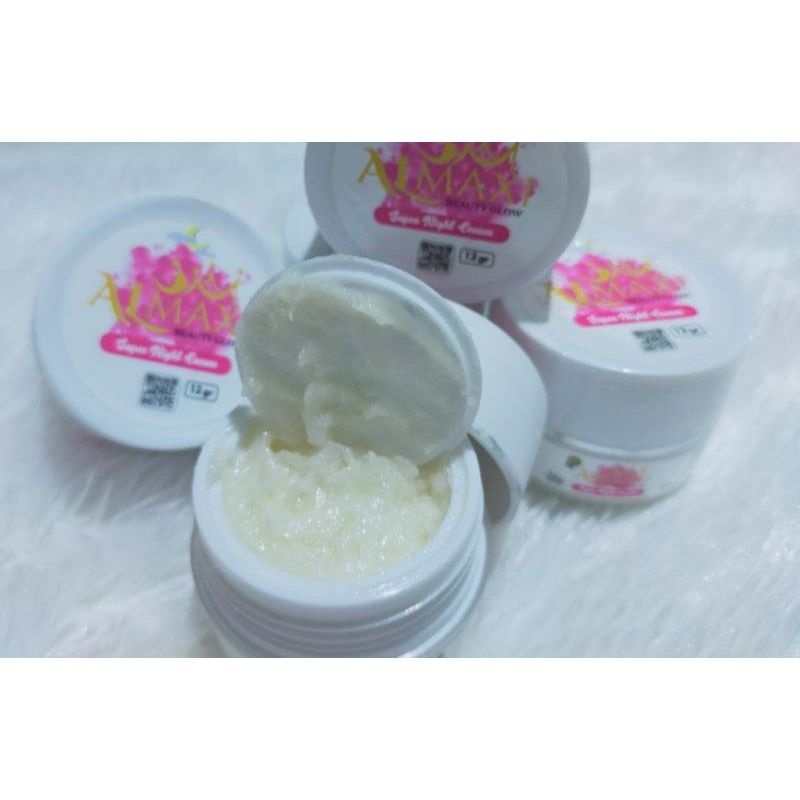 cream malam al maxi glow skincare termurah original