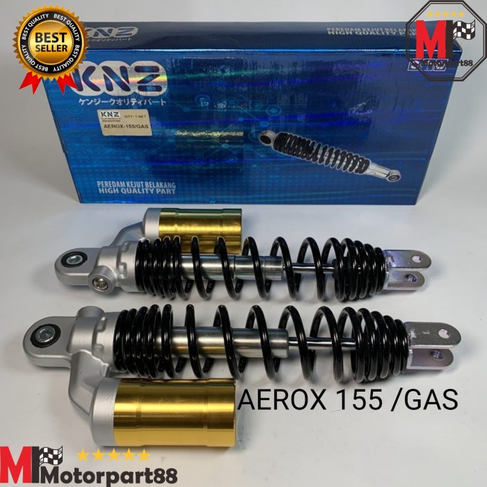 SHOCK SHOKBREAKER BELAKANG AEROX 155 GAS PER HITAM KNZ