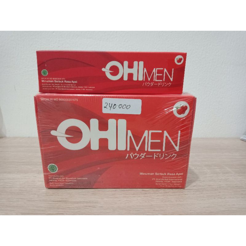Ohimen Suplemen Minuman STAMINA PRIA (Isi 2 / isi 5)