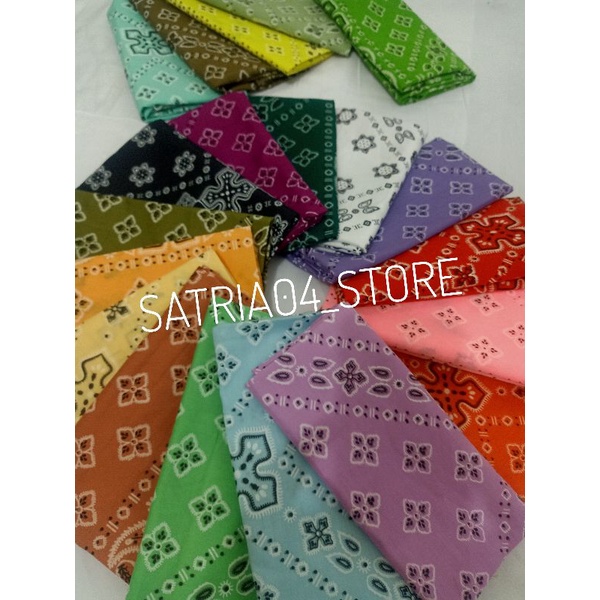 SLAYER MOTIF BUNGA/HIP HOP BANDANA SYAL SCRATF