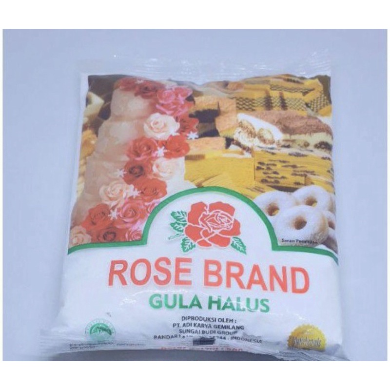 

TEPUNG GULA HALUS ROSE BRAND 500 GR