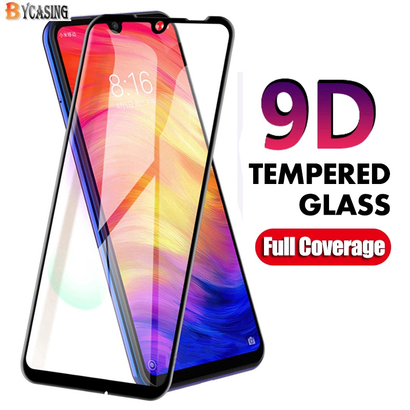 Film Pelindung Layar Tempered Glass 9H Full Cover 9H untuk Xiaomi Redmi Note 8 Pro Redmi Note 7