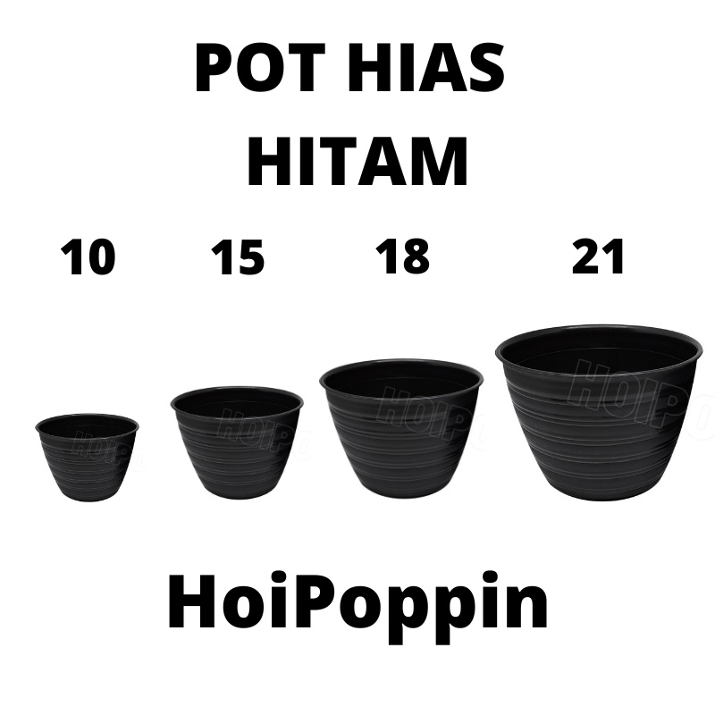 HPP - POT TAWON HITAM - POT HITAM - POT TAWON HITAM - POT TAMAN -POT BUNGA - POT TAWON - POT PLASTIK