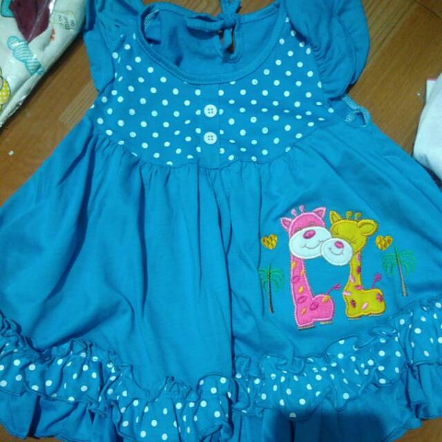 YLIN DRESS SNI baju anak bayi rok klok lebar JERAPAH