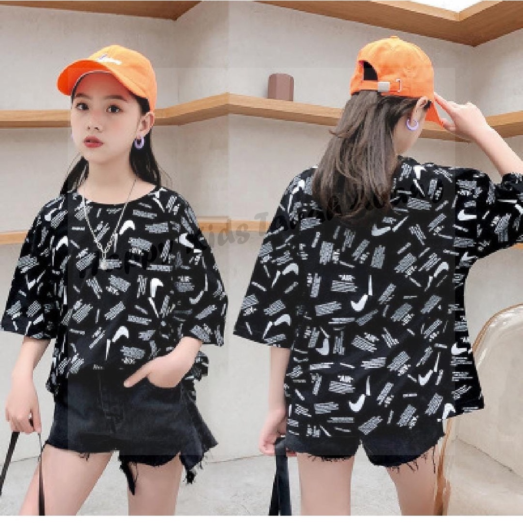 ( 3 - 12 TAHUN ) KAOS OVERSIZE ANAK PEREMPUAN / ATASAN OVERSIZE ANAK PEREMPUAN / ATASANANAK PEREMPUA