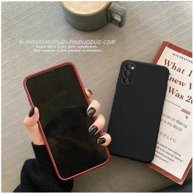 Soft Case Oppo Reno 5  Reno 6 4G Reno 6 5G Reno 6 Pro Slim Matte Silicon Sandstone