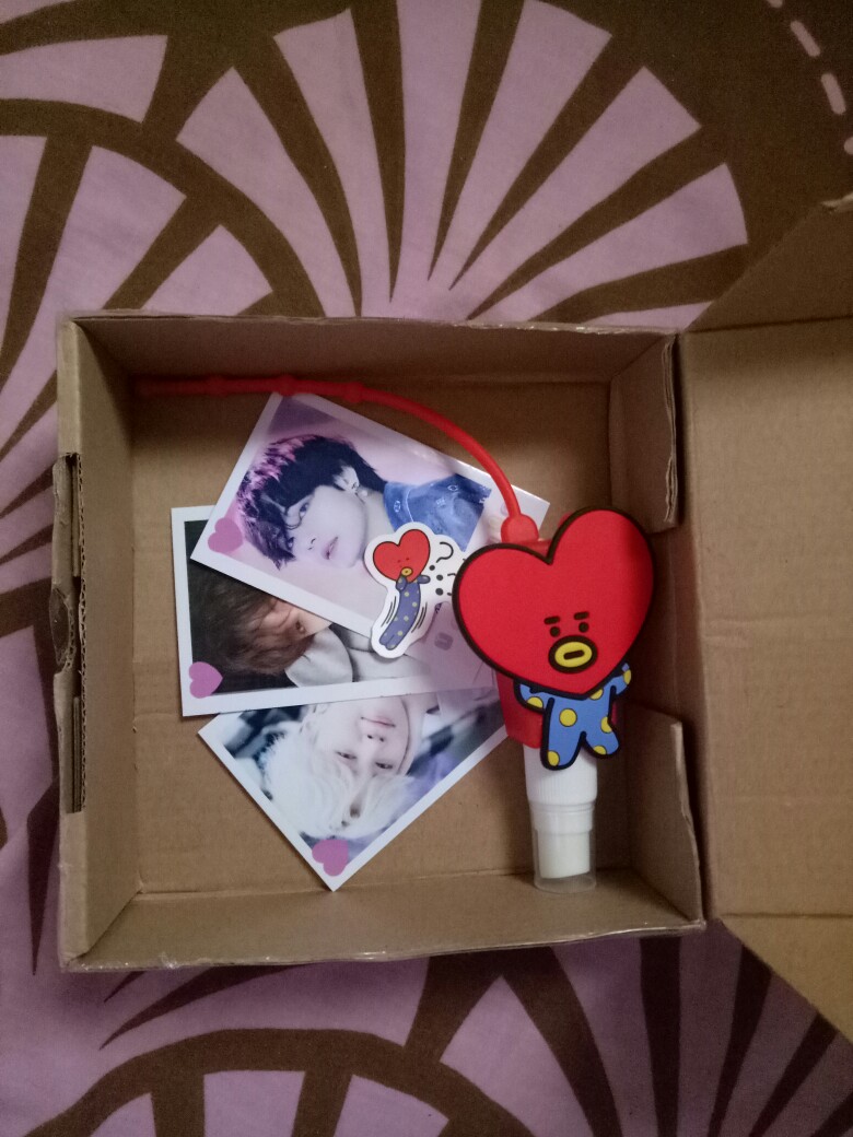 Botol Gantungan Semprot Hand Sanitizer Bt21 (bottle Spray)