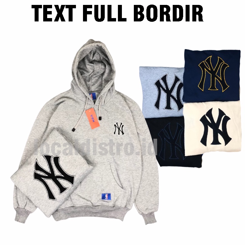 HOODIE NYC BORDIR NEW YORK CITY PREMIUM / JAKET NYC BORDIR