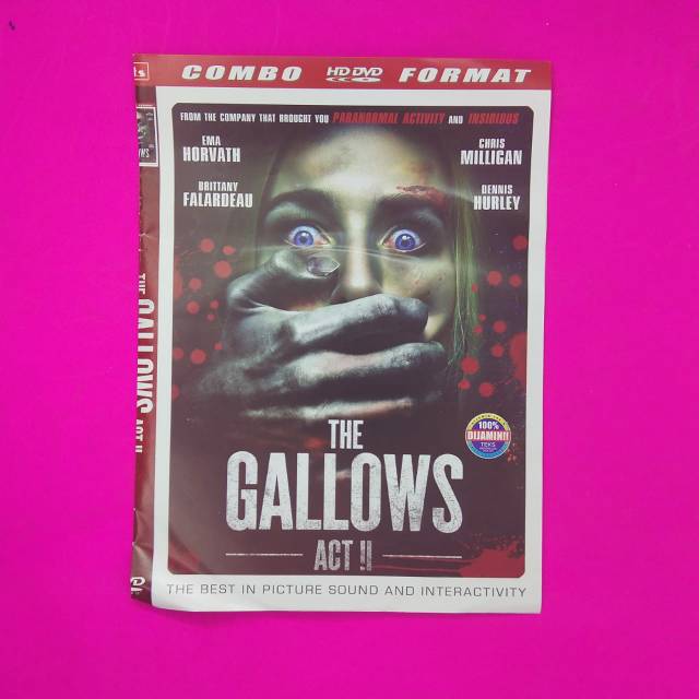 Kaset DVD film horor barat terlaris the gallows