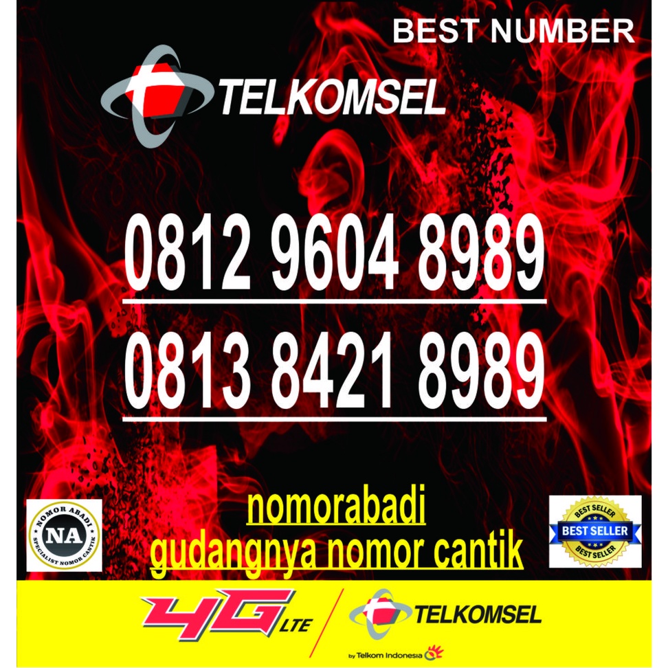 nomor cantik simpati 8989