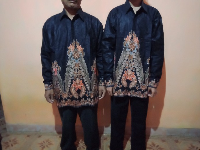 Kemeja Baju Batik Pria Lengan Panjang