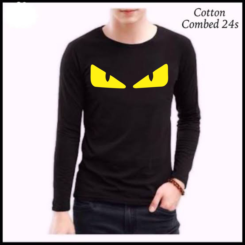 TERBARU KAOS DISTRO FENDI MONSTER LONGSLEVEE YM