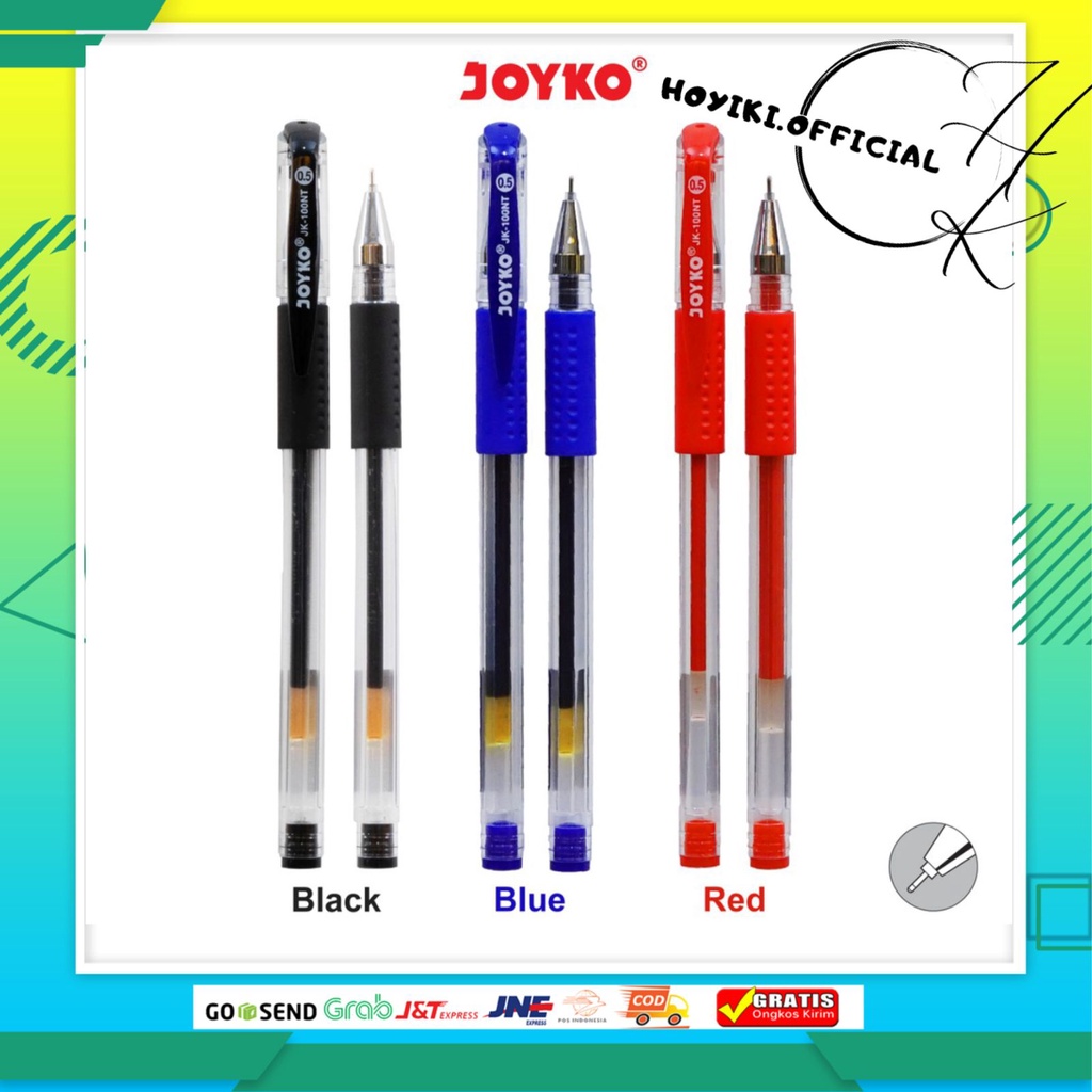 

JOYKO Gel Pen Pulpen Pena Joyko JK-100NT 0.5 mm