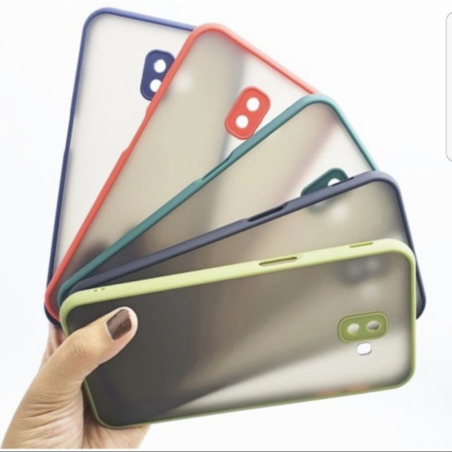 Hardcase Cover Matte Dove Fuze Slim Samsung J6 Plus J7 Prime J8 2018