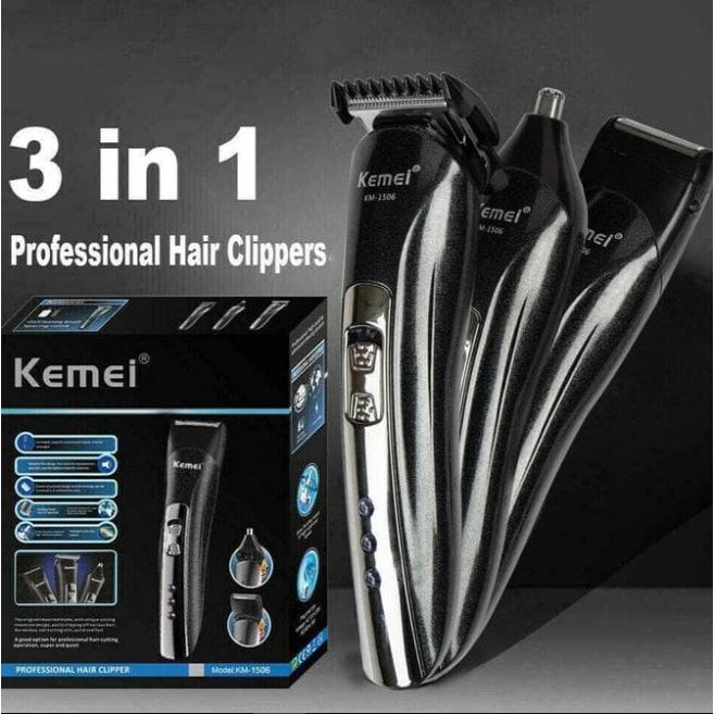 ☘️Yuri Kosmetik☘️ Kemei Electric Hair Clipper KM-1506