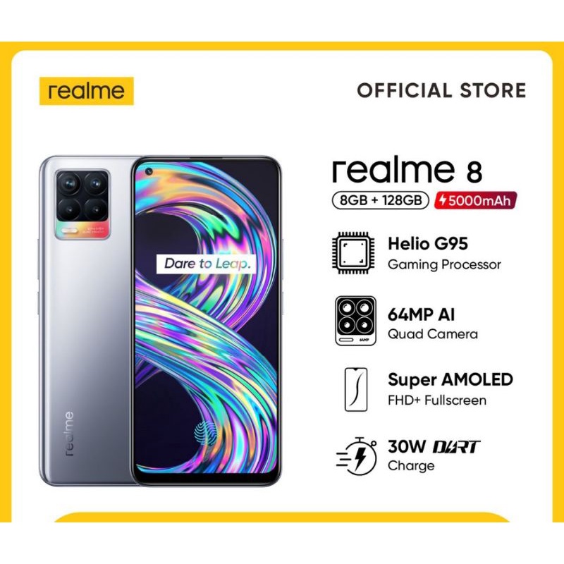 REALME 8 PRO Rm 8/128GB NFC | REALME 8 8/128 | REALME 7i 8/128 GARANSI RESMI REALME INDONESIA