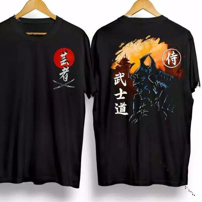 ✤ BAJU KAOS PRIA/ATASAN PRIA/SAMURAI JEPANG PRIA/BAJU KAOS DISTRO SAMURAI/BAJU KAOS PRIA HITAM POLOS