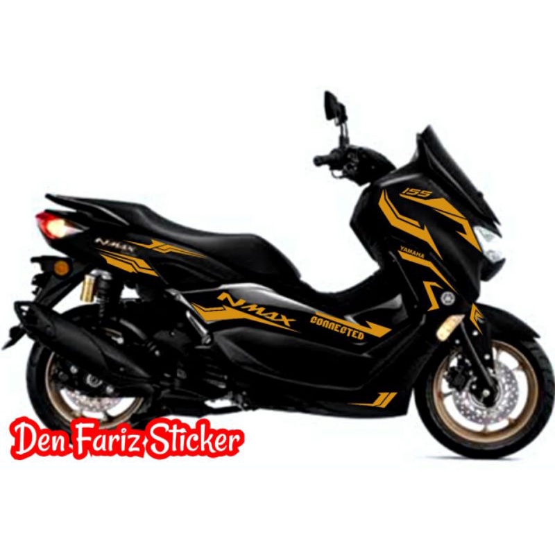Stiker bodi motor nmax 155 Stiker motor nmax Stiker motor nmax hitam